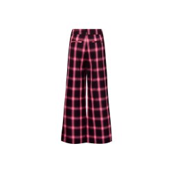 Gossia - Jo-JoGO Bukser - Bourgogne Pink Checks