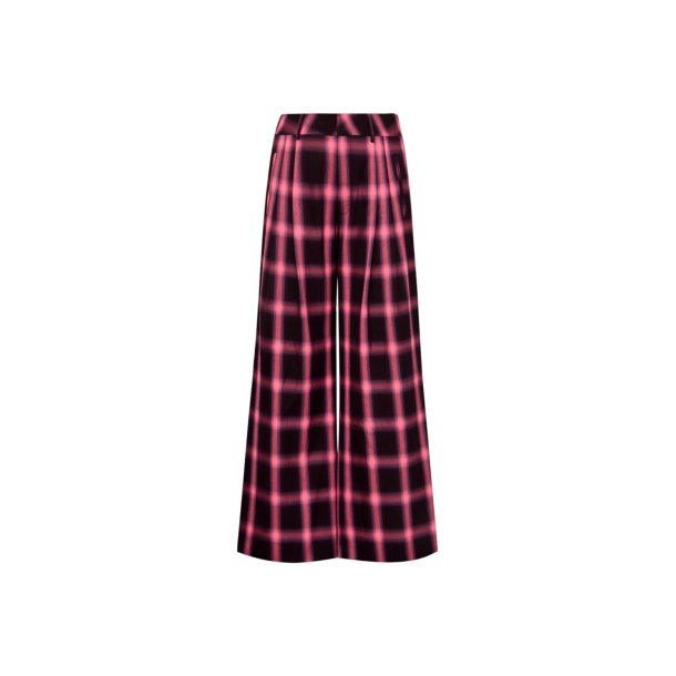 Gossia - Jo-JoGO Bukser - Bourgogne Pink Checks