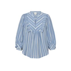 Gossia - MeeGo Ane Blouse - Light Blue Stripes 