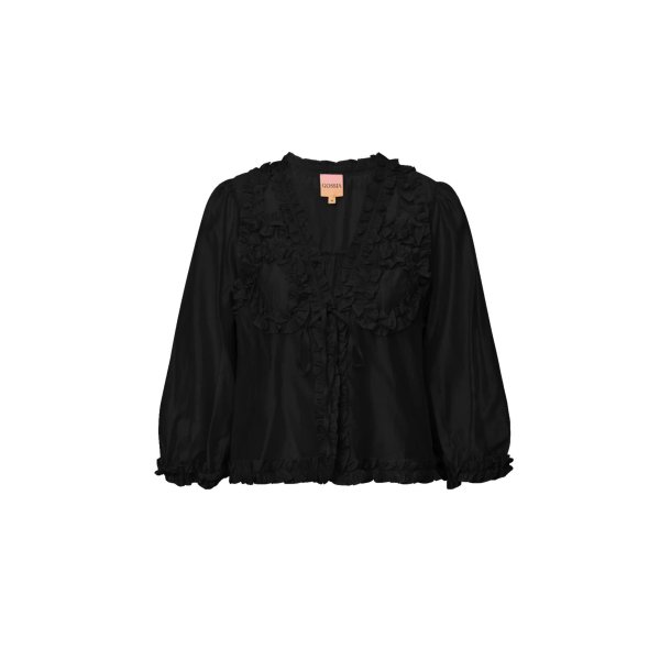 Gossia - Mirka Cardigan Bluse - Black