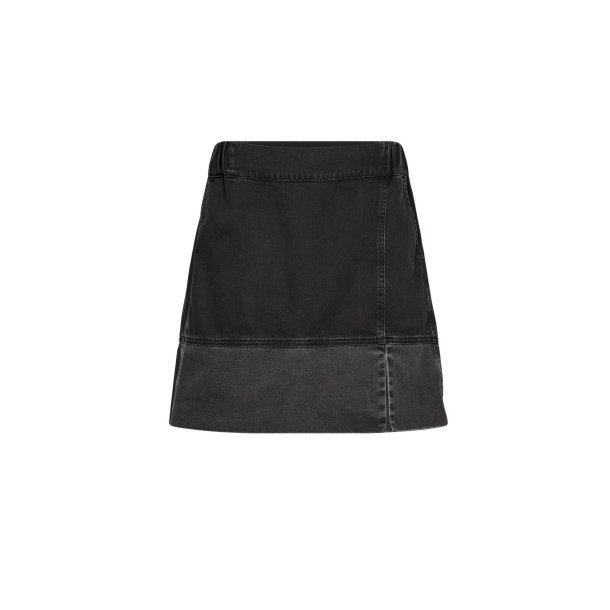 Gossia - NanneGO Denim Skirt - Black Denim