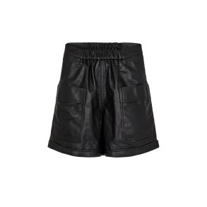 Gossia - ThillaGO - Leather Shorts - Black