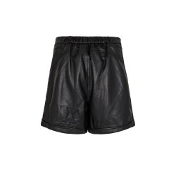 Gossia - ThillaGO - Leather Shorts - Black