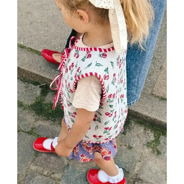 Sissel Edelbo - Gro Mini Vest - Kantha Cherry 