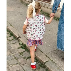 Sissel Edelbo - Gro Mini Vest - Kantha Cherry 