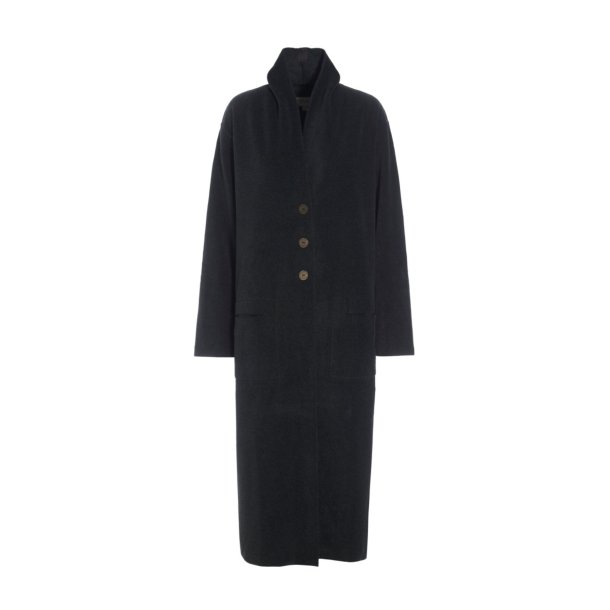 Henriette Copenhagen - Fleece - Cardigan - Soft Black