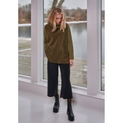 Henriette Copenhagen - Fleece - Flare bukser - Black