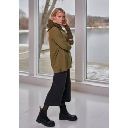 Henriette Copenhagen - Fleece - Flare bukser - Black