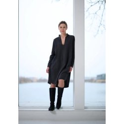 Henriette Copenhagen - Fleece - Kjole - Black