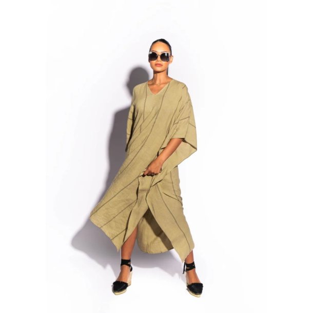 HEST - Florence Linen Kaftan - Summer Sand - Onesize