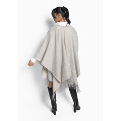 HEST - Shawl - Poncho - Grey - Onesize