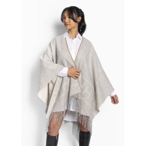 HEST - Shawl - Poncho - Grey - Onesize