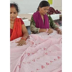 Sissel Edelbo - Wenke Kjole - Pink Stripes - Onesize