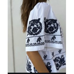 Gossia - AnnimiGO - Bluse - White/black