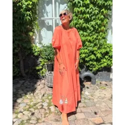 Wauw - Oyster Kjole - Orange