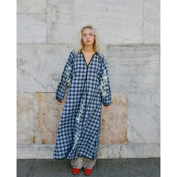 Sissel Edelbo - Fran Kjole - Blue Checks - Onesize
