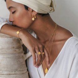 Ananda Soul - Inner Knowing - reringe - Guld - Labradorite/White