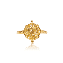 Ananda Soul - Inner Knowing - Ring - Labradorite - White Topaz - Gold