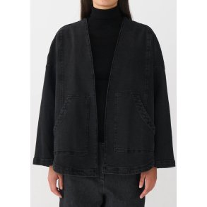 IVY - Augusta Denim Jakke - Wash Faded Black