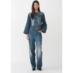 IVY - Jazz Cropped Denim Jakke Wash Melilla - Denim Blue