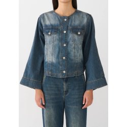 IVY - Jazz Cropped Denim Jakke Wash Melilla - Denim Blue