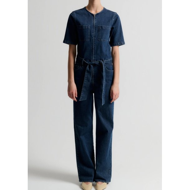IVY - New Lavina SS Jumpsuit - Wash Tenerife - Denim Blue