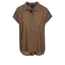 Luxzuz - Jardine Bluse - Deep Taupe