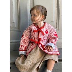 Sissel Edelbo - Penny Mini Jakke - Red Stripes