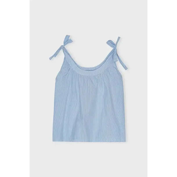 Care By Me - Laura Tie Top - Blue/White Stripe - Onesize