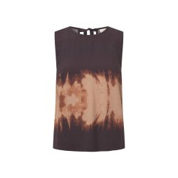 Depeche - KiaDE Sleeveless Top - Brown Printed