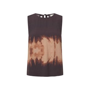 Depeche - KiaDE Sleeveless Top - Brown Printed