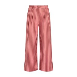 King Louie - Fintan Cropped bukser - Vice Stripe - Dusty Rose