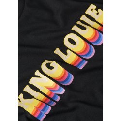 King Louie - Logo T-shirt - Placement Print - Black