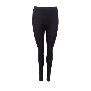 Black Colour - Tea Leggings - Black