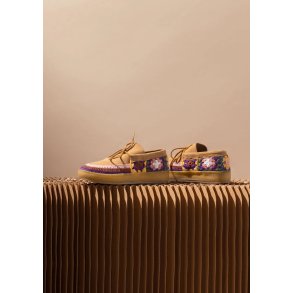 LaidBack - Komo Crepe - Saffron Suede Mulit - Sko