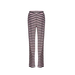 Liberte - Natalia Straight Pants - Black Bubblegum - White Stripe