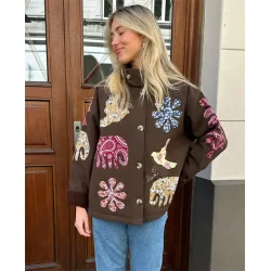 Sissel Edelbo - Lillibeht - Jakke - Brown - Onesize