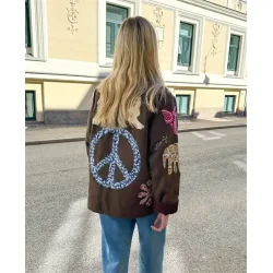 Sissel Edelbo - Lillibeht - Jakke - Brown - Onesize