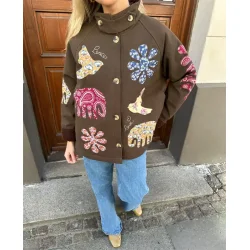 Sissel Edelbo - Lillibeht - Jakke - Brown - Onesize