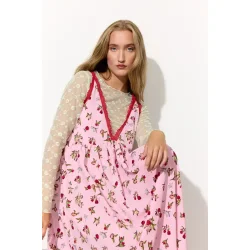 Hunkn - Lisa Kjole - Red Lace