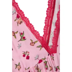 Hunkn - Lisa Kjole - Red Lace