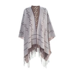 HEST - London Sjal - Brown With Beige - Onesize