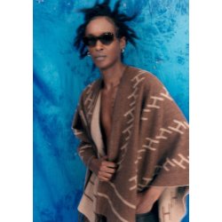 HEST - London Sjal - Brown With Beige - Onesize