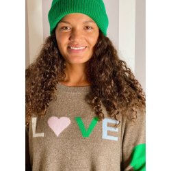 Lulu's Love - Rosas Cashmere Strik - Multi Love - Brown