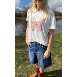 Luxzuz  - Love T-shirt - Cream