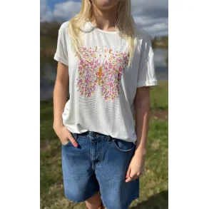 Luxzuz  - Love T-shirt - Cream