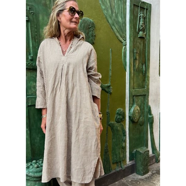 Cabana Living - Filur Kjole - Latte Stripe 