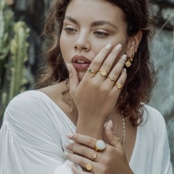 Ananda Soul - Manifest Your Dreams - Ring - Labradorite - Gold