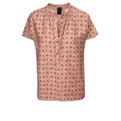 Luxzuz - Maritoana Blouse - Hot Coral