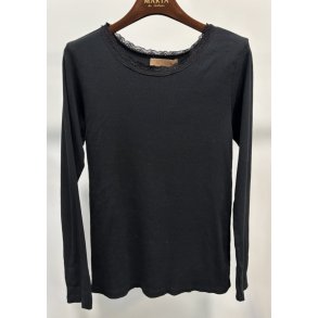 Marta - Belinda LS - T-shirt - Black